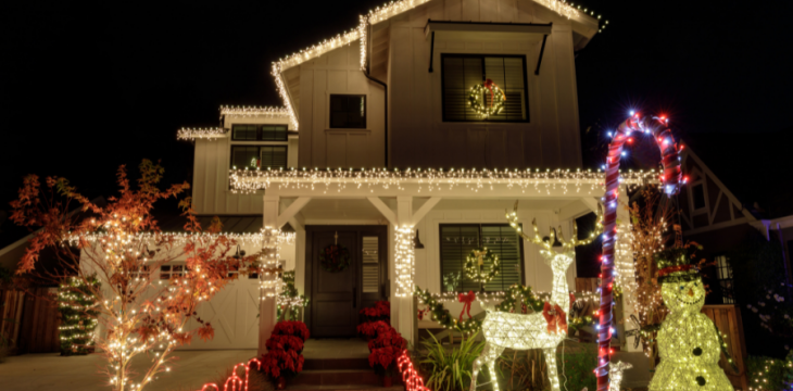 Dicas para evitar acidentes com a iluminação de Natal