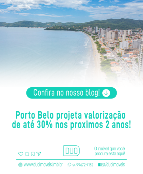  Porto Belo lidera mercado imobiliário em SC e projeta valorização de até 30%